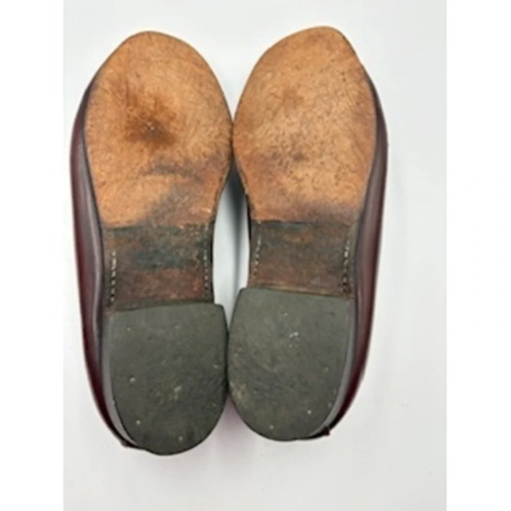 GH Bass Weejuns‎ Tassel Loafers 10.5 Burgundy Leather Mens Dress Shoes Old Money